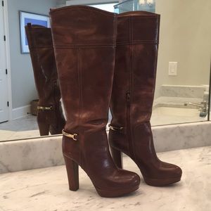 Tory Burch Knee High Platform boots